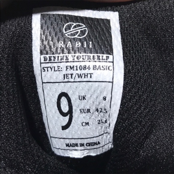 Radii Mens Faux Suede Frill Fringe Casual sneakers Size 9 - Picture 7 of 8